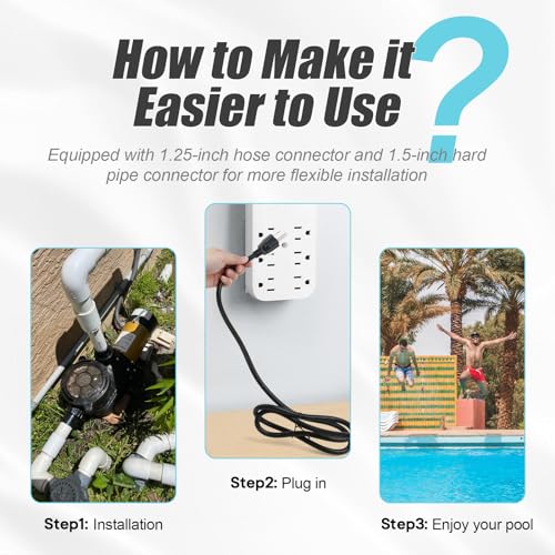 Two Speed Energy Saving Pool Pump 1.5HP 115V 5400GPH - color: Dark Gold