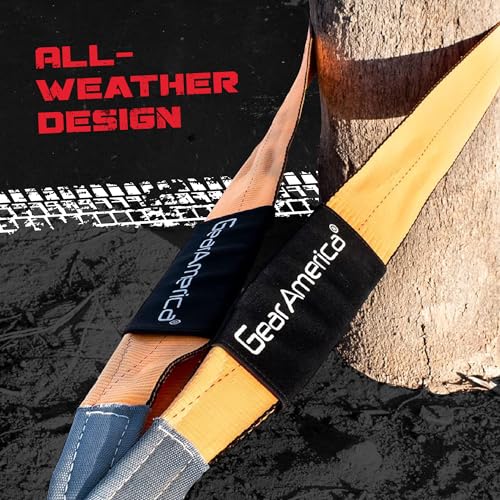GearAmerica Heavy Duty Tow Strap 3" x 20-35,053 lbs Tree Saver, 2 Pack - color: 3"x20', size: 2 Pack