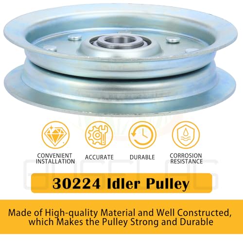 30224 Idler Pulley for Dixie Chopper 42", 50", 60" and 72" Decks - size: 1x30224W