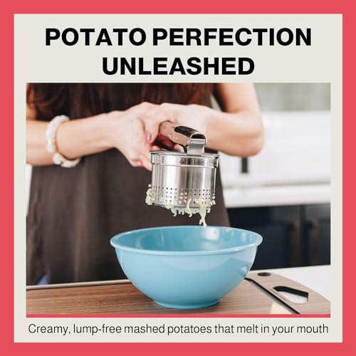 Stainless Steel Potato Ricer for Smooth Mashed Potatoes