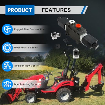 1-Spool 12V DC Hydraulic Solenoid Control Valve, 13 GPM, 3600 PSI