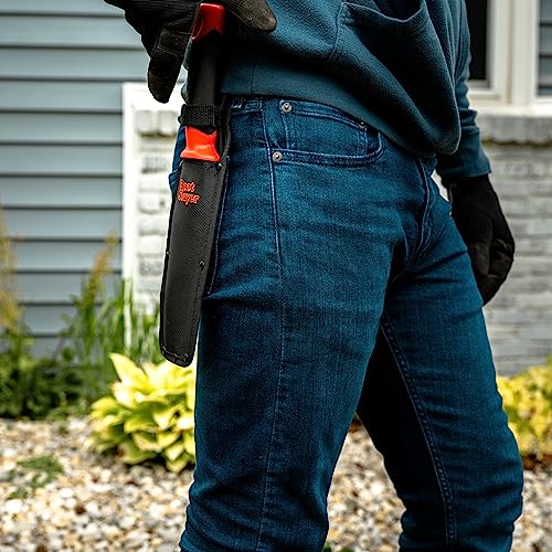 Root Slayer 17211 Soil Knife with Holster, Red - style: Soil Knife w/Holster