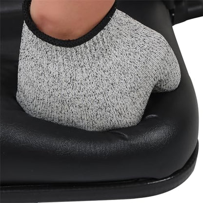 munirater Universal Fold Down Tractor Seat with Seatbelt and Slide
