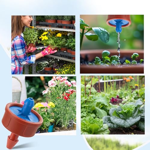 0.5 GPH Pressure Compensating Irrigation Drippers, 30Pcs - color: 0.5 GPH 30PCS