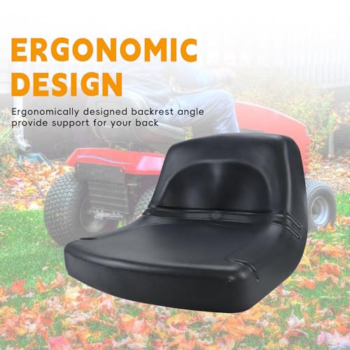 Lawn Mower Garden Tractor Seat Black