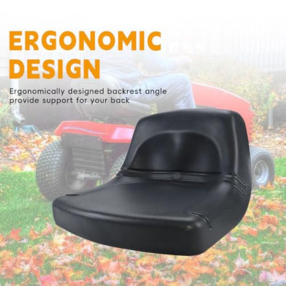 Lawn Mower Garden Tractor Seat Black