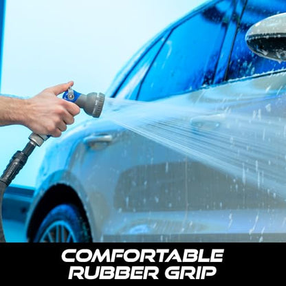 VIKING Hose Nozzle, 8 Spray Patterns, Thumb Control for Cars and Homes - style: 8 Pattern Thumb Control