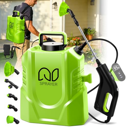 Battery Powered Backpack Sprayer 3 Gallon, Electric Garden Sprayer in Lawn