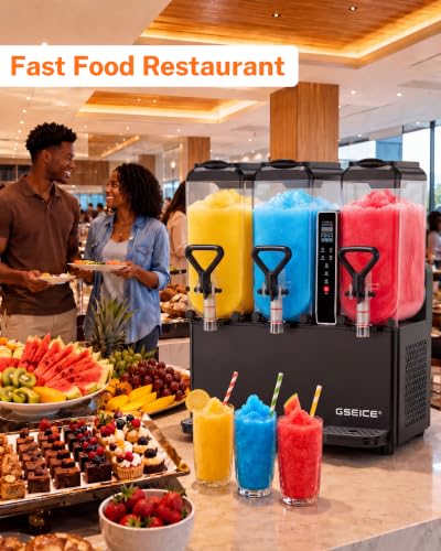 GSEICE 6.34 Gal/24L Slushie Machine for Commercial& Home Use