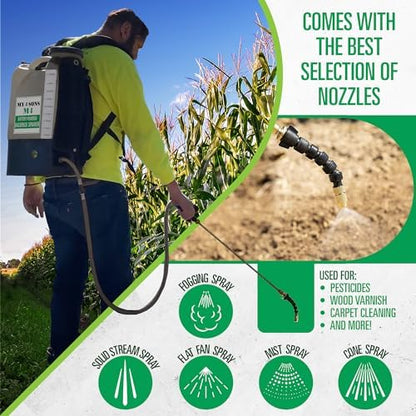 M4 Battery Powered Backpack Sprayer - 18V Milwaukee Battery Compatible - size: M4 100 PSI Milwaukee Compatible