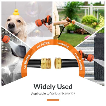Giraffe Tools Garden Hose 25FT Lightweight Lay Flat Water Hose - size: 25FT
