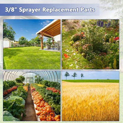 Spray Boom Repair Kit Sprayer Parts Including 8001-VS Tips Screens Clamps