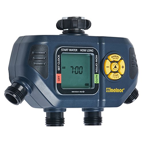 Melnor AquaTimer™ 4-Zone Programmable Digital Timer: Independent Zones - size: 4-Zone Timer