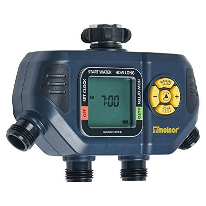 Melnor AquaTimer™ 4-Zone Programmable Digital Timer: Independent Zones - size: 4-Zone Timer