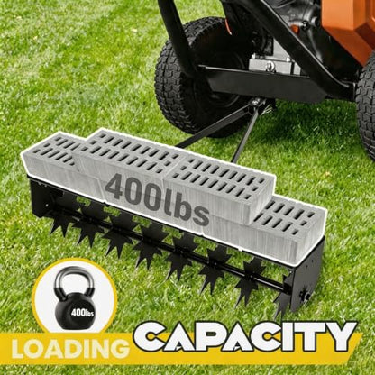 Heavy Duty Pull Behind Aerator with Star Shape Steel Tines