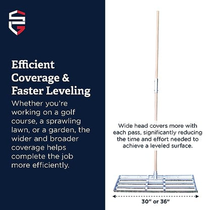 Standard Golf Levelawn Pro - 36" Lawn Leveling Rake - style: 36"