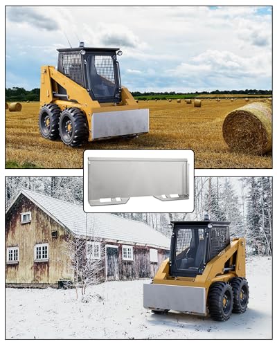 GarveeLife 1/4 in Skid Steer Attachment Plate, Quick Attachment Plate - size: 1/4 Inch