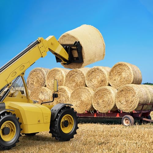 Hay Spear Set, 49 in Main Spear, 2 Stabilizers, 4500 Lb Capacity, Red - size: 49" / Without Sleeve