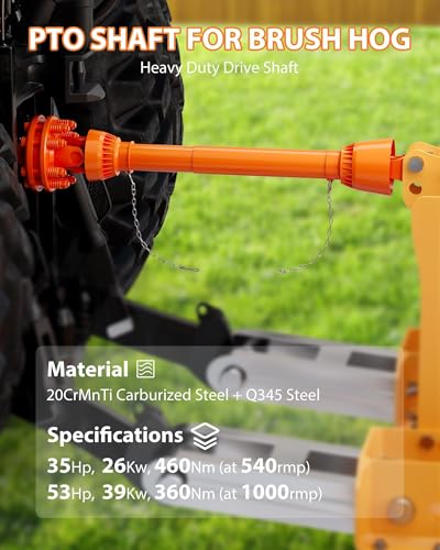 31.5inch to 41inch Adjustable PTO Shaft - Series 4 Brush Hog Driveline