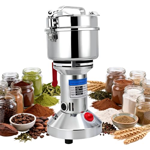 750g Grain Mill Grinder for Flour, Dry Spice & Coffee Bean Grinding