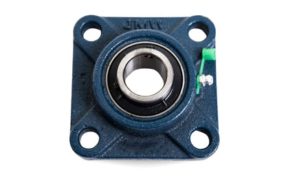 Jeremywell UCF205-16 Pillow Block Bearing (2 Pack), 1 inch Bore, 4-Bolt Flange Mounted, Solid Base, Self-Alignment, Square - size: UCF205-16