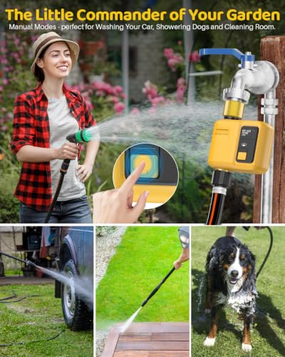 WiFi Water Timer 1 Zone for Garden Hose, Brass I/O - size: 1.1 Pc