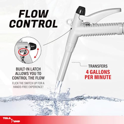 TERA PUMP Cordless Battery Powered Liquid Transfer Pump (4.0 GPM) - style: Manual Nozzle