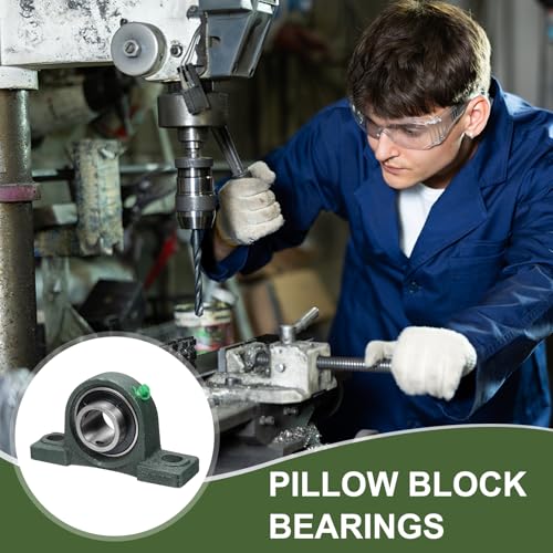 uxcell UCP207 Pillow Block Bearings, 35 mm Bore Self Alignment, (ABEC3) - size: UCP207 (Bore 35mm)