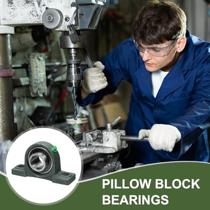 uxcell UCP207 Pillow Block Bearings, 35 mm Bore Self Alignment, (ABEC3) - size: UCP207 (Bore 35mm)