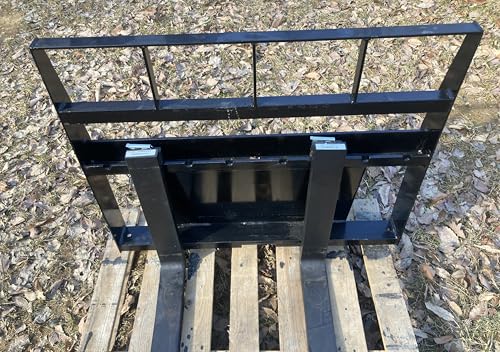 Kivel 2000LB Pallet Forks Attachment-Dingo Style Mount Plate-42" Adjustable