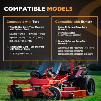 130-0843 Mower Deck Belt Fits Toro Exmark 50'' 54'' TimeCutter - size: 130-0843