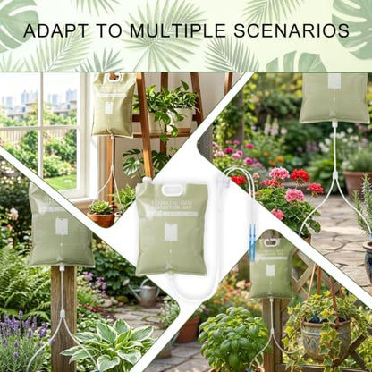 3 Pcs Plant Self Watering Device,6.5L Automatic Vacation Plant Waterer Bag