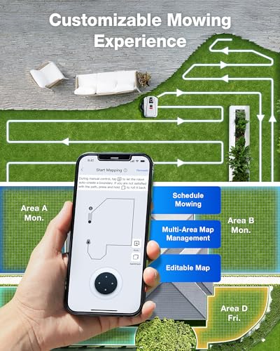 ECOVACS Goat A2000 LiDAR PRO Robot Lawn Mower, Dual LiDAR Navigation