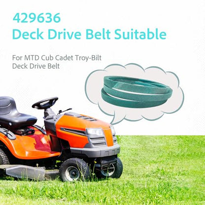 429636 197253-42'' Deck Belt Fits Craftsman Lawn Mower Aramid Belt