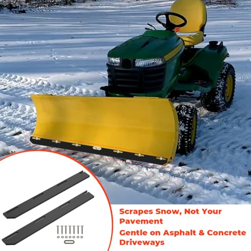 MOTOQUEEN for John Deere 46 Inch Snow Plow Poly Cutting Edge Scraper Strap - size: 46 Inch