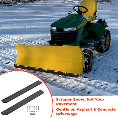 MOTOQUEEN for John Deere 46 Inch Snow Plow Poly Cutting Edge Scraper Strap - size: 46 Inch
