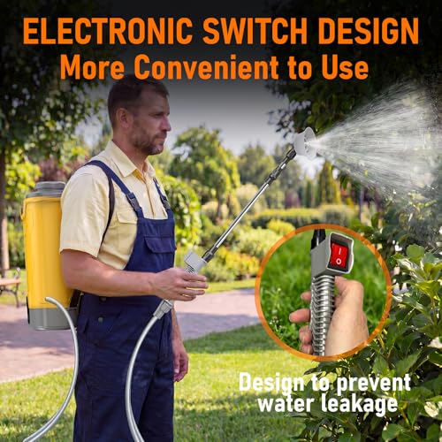 Battery Powered Backpack Sprayer Fit for Dewalt 20V Battery(No Battery)