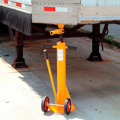 GLOBAL INDUSTRIAL 100,000 Lb. Static Capacity Standard Duty Trailer Stabilizing Jack Stand