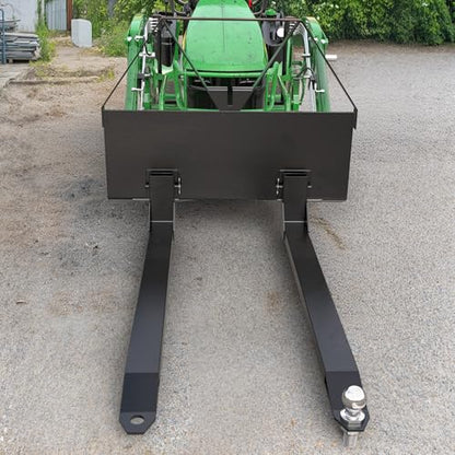 AUTOSAVER88 46" Pin-On Pallet Forks Frame Attachment, 2600 LB Capacity