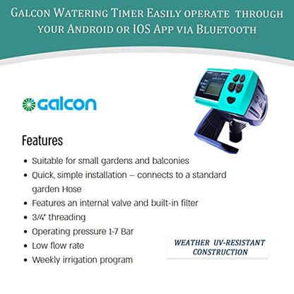 Galcon 11000 Series Hose Timers Irrigation Controller for Watering Balcony & Small Garden - style: Bluetooth