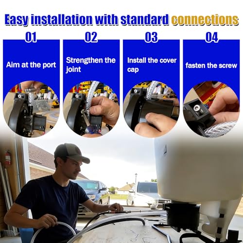 48" Reinforced Nylon Sprayer Hose Kit 6-8105 for Chapin Backpack Sprayers, Installation Instructions Included