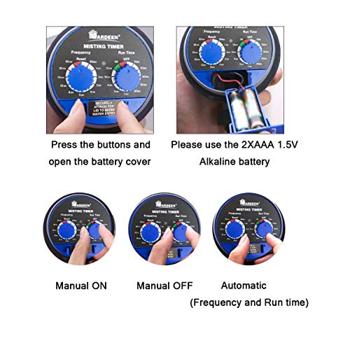 Fogging Seconds Watering Hose Timer for Garden,Greenhouse - style: Fogging Timer