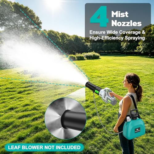 2-in-1 Mist Sprayer Compatible for EGO Leaf Blower (NO Blower) - color: Green