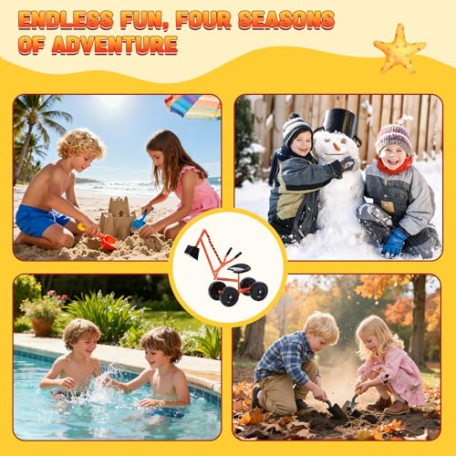 Albott Ride On Sand Digger Excavator Toys - color: Orange