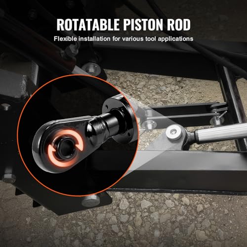VEVOR Hydraulic Top Link Cat.1-1 (11 in, 20-7/8~31-7/8 in), Hydraulic Cylinder with 2 Hoses & G3/8" Check Valve | for Category 1 Tractors and 3-Point Hitch Implements, with 2 Hydraulic Hoses and G3/8 in Check Valve for Top Link Adjustment - style: Cat1-1(