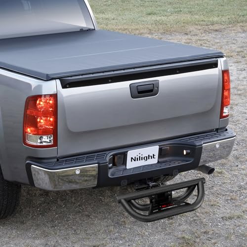 Nilight Drop Hitch Step 2" Receiver Universal for Pickups Trucks SUVs ATVs - color: Hitch Step Drop