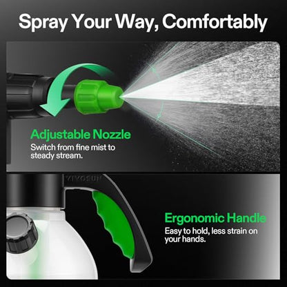 VIVOSUN 70oz Pump Sprayer, Portable Water Spray Bottle - size: 70oz