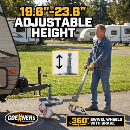 Trailer Dolly with 2-5/16'' Ball, 5000 lbs Tongue Weight - color: 2.3in
