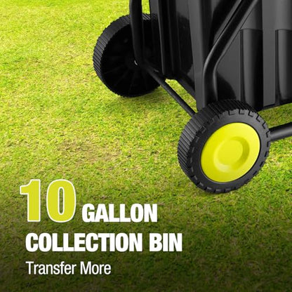 Wood Chipper Shredder, 15-Amp 1.8" Cutting Diameter - color: Green