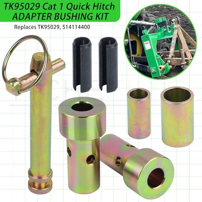 4 Pack TK95029 Cat 1 Quick Hitch Adapter Bushings Kit - color: 4xTK95029
